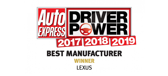 Lexus eleita melhor fabricante pelo terceiro ano consecutivo no Reino Unido