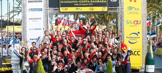 Tänak segundo na Catalunha sagra-se campeão do mundo, ao volante do Toyota Yaris WRC