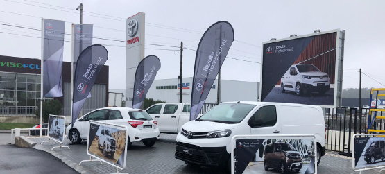 Primeiro espaço de viaturas comerciais sob a marca Toyota Professional inaugurado na concessão MCoutinho