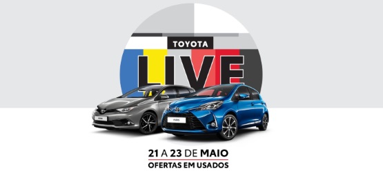 Toyota Live: 3 dias de oportunidades online e em 34 pontos de venda de usados Toyota Plus