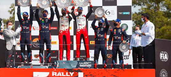 Toyota Yaris WRC de Evans vence o rali da Turquia