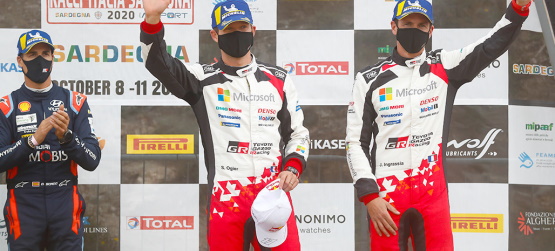 Toyota no Rali da Sardenha: Ogier no pódio e Evans mantem liderança no campeonato de pilotos