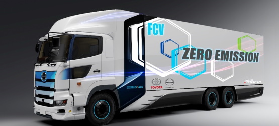 Toyota e Hino anunciam plano para testes de estrada de camião elétrico a pilha de combustível