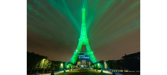 Tecnologia de pilha de combustível a hidrogénio ilumina a Torre Eiffel de forma sustentável