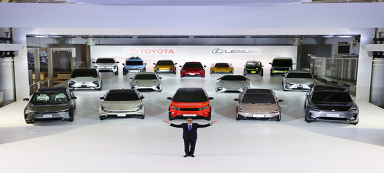 Toyota Motor Corporation revela gama global de modelos elétricos a bateria