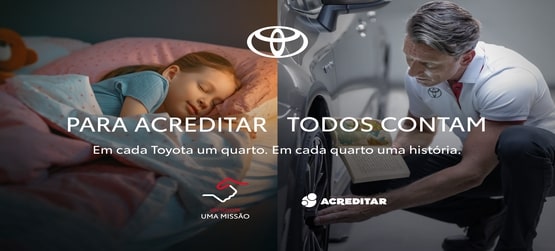 Toyota associa-se à Acreditar em iniciativa de responsabilidade social para doar 1€ por cada serviço de mecânica faturado