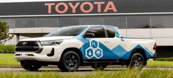 Toyota revela protótipo de Hilux elétrica com pilha de combustível a hidrogénio