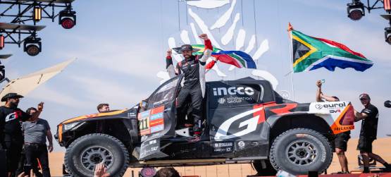 Toyota nos dois lugares mais altos do pódio no Dakar 2025