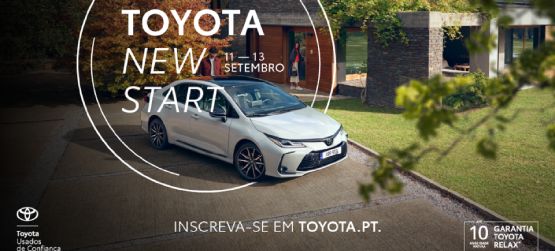 TOYOTA REALIZA EVENTO DE OPORTUNIDADES EM USADOS DE 11 A 13 DE SETEMBRO