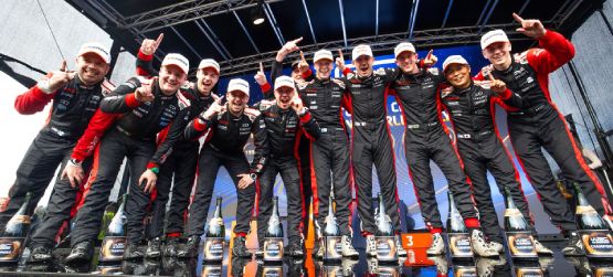 TOYOTA GAZOO Racing celebra título mundial de fabricantes com dobradinha no Rali da Europa Central