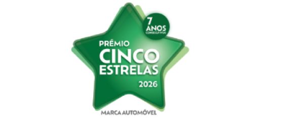 Toyota vence Prémio Cinco Estrelas 2026, como Marca Automóvel, pelo sétimo ano consecutivo