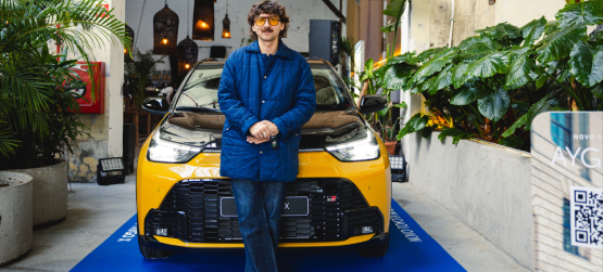 Ligação da Toyota à música junta Filipe KARLSSON ao novo Aygo X