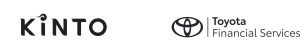 Logotipos das empresas Kinto e Toyota Financial Services