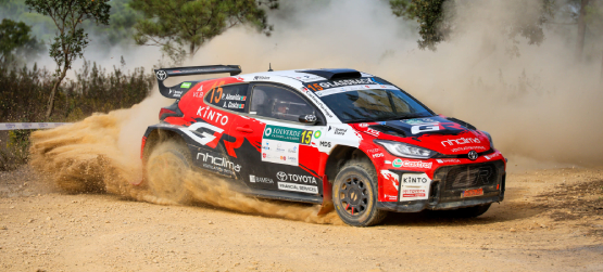 TOYOTA GAZOO Racing Caetano Portugal no rali 6 Cities North